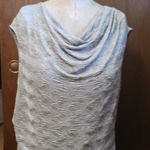 2X Calvin Klein Women's Sleeveless Scoop Neck Top